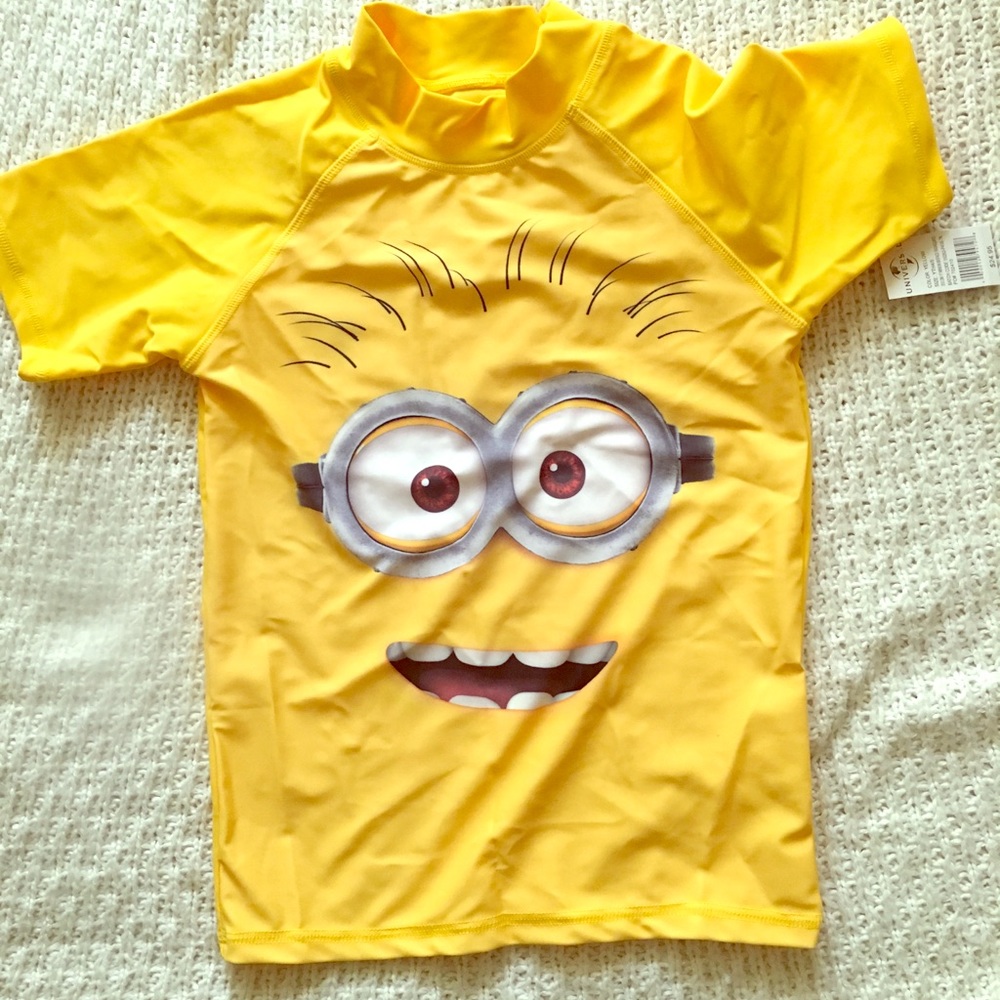 Minion swim shirt